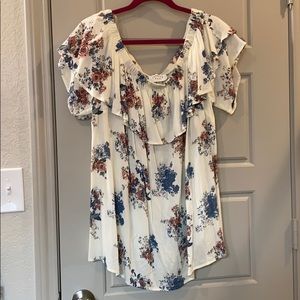 Cold shoulder shirt